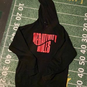 COPY - Anti social social club negativity rules hoodie